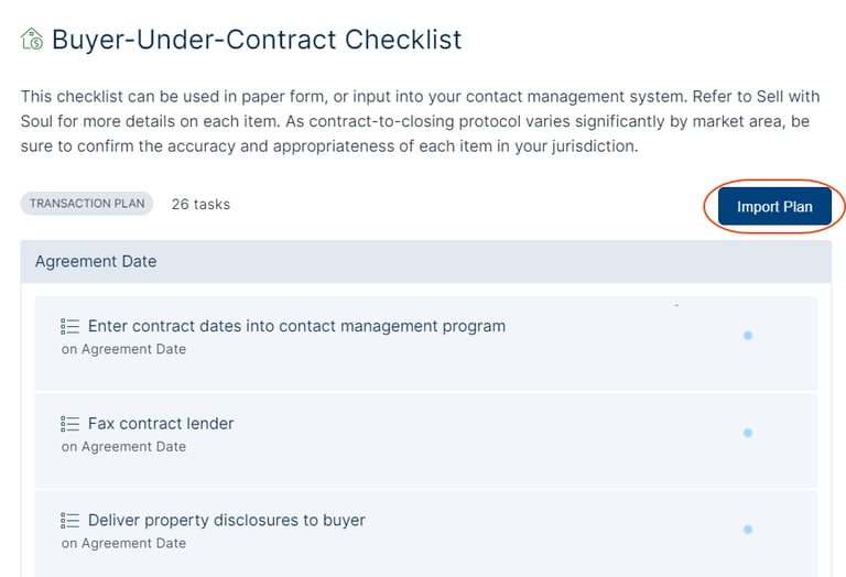 Task Plans in Top Producer® X CRM