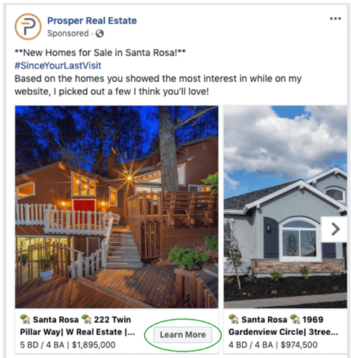 Real estate social media post